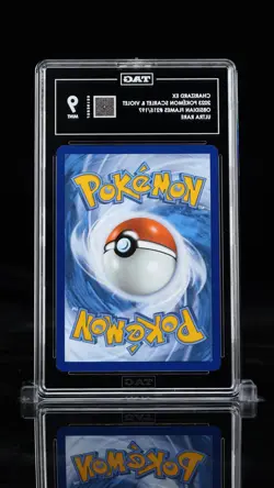 Pokemon TAG 9 MT Charizard Ex #215/197 Ultra Rare Obsidian Flames Graded PSA - Image 2