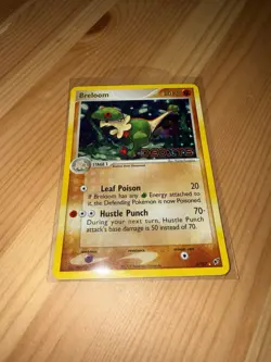Pokemon TCG Breloom EX Deoxys Holo Rare Card 3/107 Stamped LP - Image 2