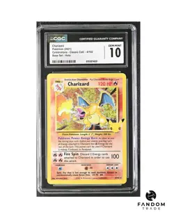 CGC 10 GEM MINT Charizard Holo Celebrations Classic Collection Pokemon #4/102 - Image 1
