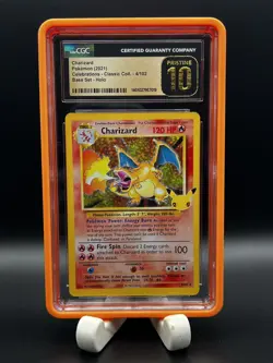 Pokemon 2021 Celebrations Charizard 4/102 Classic Coll Holo CGC Pristine 10 - Image 1