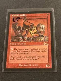 Urza's Legacy Goblin Welder MTG Magic the Gathering LP - Image 1