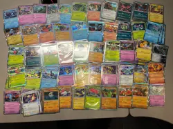 lot of rare pokemon cards Destined Rivals Phantasmal Flames Over 100 Holos - Image 1