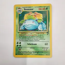 Pokemon Venusaur Base Set 2 Holo Rare Card 18/130 Venusaur Mp - Image 1