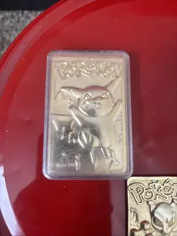 Pokemon Gold Plated 1999 23K Trading Card Burger King Promo Limited Edition - Image 2