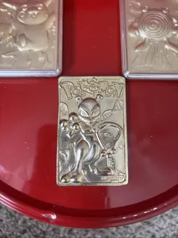 Pokemon Gold Plated 1999 23K Trading Card Burger King Promo Limited Edition - Image 3