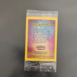 Ancient Mew SEALED Pokemon Unopened 2000 Movie Promo Holo Card X1 - RARE PROMO - Image 1