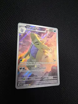 Pokemon Tyranitar Illustration Rare Holo Card 222/193 Paldea Evolved - Image 2