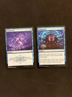 x2 Brainstorm [Masters 25/Commander 2018] x2 Magic MTG Cards LP - Image 1