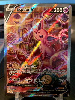 Espeon V Alt Art 180/203 Evolving Skies 2021 Pokemon Card English - Image 1