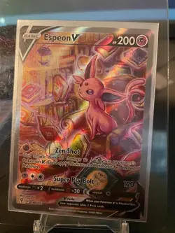 Espeon V Alt Art 180/203 Evolving Skies 2021 Pokemon Card English - Image 2