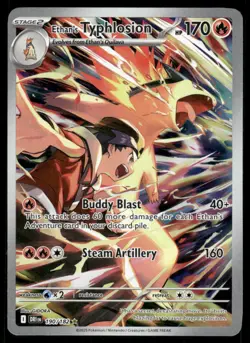 Pokemon Cards Ethan's Typhlosion 190/182 Destined Rivals Illustration Rare NM - Image 1