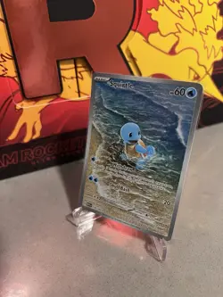 Pokemon Squirtle 151 Illustration Rare Holo Card 170/165 English TCG Mint/NM - Image 1