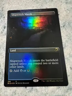 Shipwreck Marsh - FOIL - (Borderless) - NM - MTG - Innistrad: Midnight Hunt - Image 1
