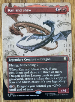 MTG Avatar: The Last Airbender, Ran and Shaw - Borderless - Image 1