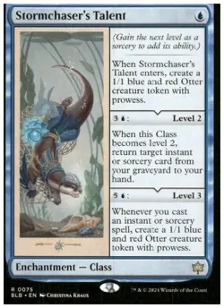 MTG BLOOMBURROW Stormchaser's Talent 75 Regular - Image 1