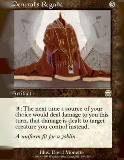 Mercadian Masques #295 General's Regalia - Image 1