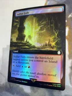 Sulfur Falls (Extended Art FOIL) - Universes Beyond: Fallout (PIP) NM - Image 4