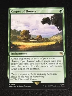 MTG Universes Beyond: Doctor Who Carpet of Flowers 0229 NM Rare - Image 1