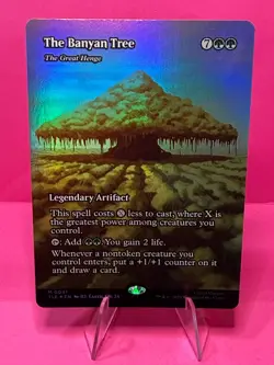 The Banyan Tree - The Great Henge - M0041 - EXTENDED ART FOIL MTG AVATAR - Image 1