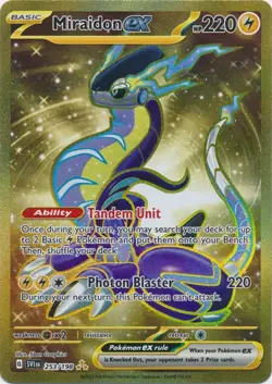 Miraidon ex - 253/198 Hyper Rare Scarlet & Violet Base Set Pokemon TCG - Image 1