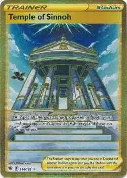 Temple of Sinnoh 214/189 Secret Rare Astral Radiance Pokemon TCG - Image 1
