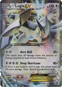 Lugia EX 68/98 Ultra Rare XY - Ancient Origins Pokemon TCG - Image 1