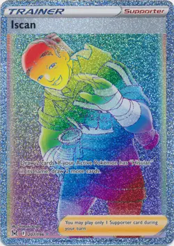 Iscan (Hyper Rare) - 207/196 Secret Rare Lost Origin NM Pokemon TCG - Image 1