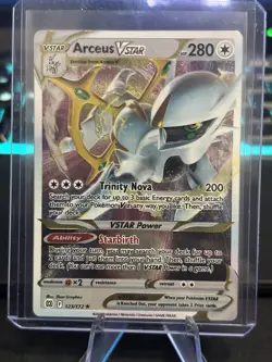 Arceus VSTAR 123/172 METAL Card Pokemon Ultra Premium Collection Brilliant Stars - Image 1