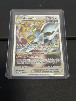 Arceus VSTAR 123/172 METAL Card Pokemon Ultra Premium Collection Brilliant Stars - Image 3