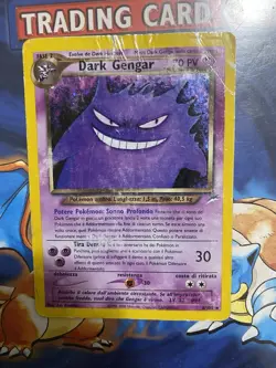 Carta Pokemon Dark Gengar Neo Destiny Rara Olografica 6/105 WOTC Italiano - Image 1