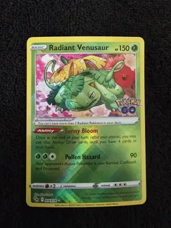 Radiant Venusaur 004/078 Pokemon GO Holo - Image 1