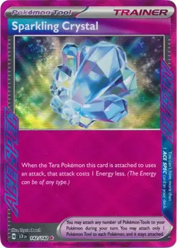 Sparkling Crystal 142/142 ACE SPEC Rare Stellar Crown Pokemon TCG - Image 1