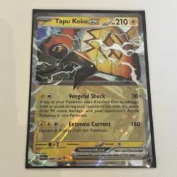 Pokemon TCG Tapu Koko ex Paradox Rift 068/182 Holo Double Rare - Image 1