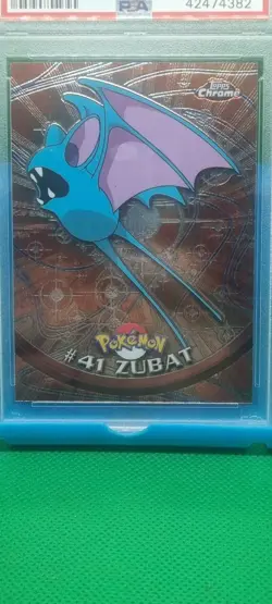 PSA 10 2000 Pokemon Game Topps Chrome Zubat #41 TV Rare Series 1 GEM MINT Vintag - Image 2