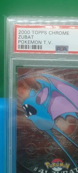 PSA 10 2000 Pokemon Game Topps Chrome Zubat #41 TV Rare Series 1 GEM MINT Vintag - Image 3
