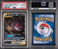 2023 Pokemon S-Chinese CSM2bC Gengar & Mimikyu Tag Team GX #163 SR PSA 10 - Image 3