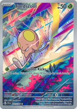 Toedscool - 201/198 Illustration Rare Scarlet & Violet Base Set Pokemon TCG - Image 1