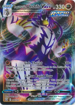 Rapid Strike Urshifu VMAX - 088/163 Ultra Rare Battle Styles NM Pokemon TCG - Image 1