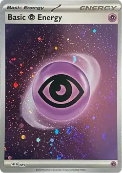 NM Pokemon TCG Basic Psychic Energy (Cosmos Holo) 005 Scarlet & Violet 151 - Image 1