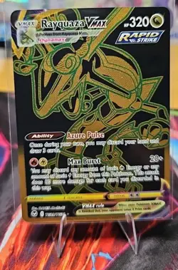 Pokemon TCG Rayquaza VMAX TG29/TG30 SWSH Silver Tempest Secret Rare Card. NM. - Image 1