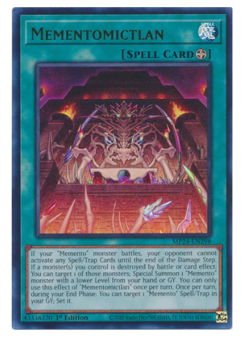 x3 Mementomictlan - MP24-EN298 - Ultra Rare YuGiOh - Image 1