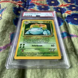 Venusaur Holo Rare PSA 8 NM-MT 1999 Pokemon Base Set Unlimited #15/102 - Image 2