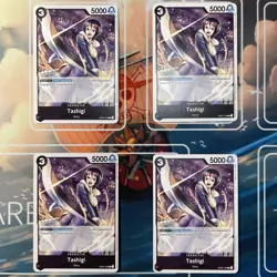 4x Playset NM/M Tashigi OP02-105 One Piece Card Game English Singles - Image 1
