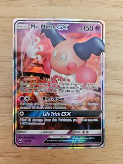 Mr. Mime GX 56/168 Celestial Storm NM Ultra Rare Pokemon Card - Image 1
