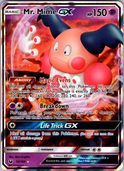Mr. Mime GX 56/168 SM: Celestial Storm Ultra Rare - NM - Image 1