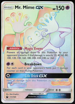 Mr. Mime GX (Secret) Secret Rare SM - Celestial Storm 173/168 NM - Image 1