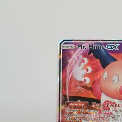 Pokemon TCG Mr. Mime GX 56/168 Sun & Moon Celestial Storm Ultra Rare Holo LP+ - Image 2