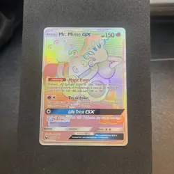 Mr. Mime GX (Secret)173/168 - SM - Celestial Storm Rainbow Holo - Image 1