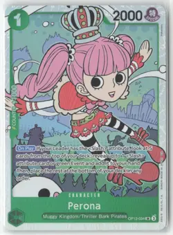 Perona OP12-034 SR Alt Art Super Rare One Piece Legacy of the Master NM/M - Image 1