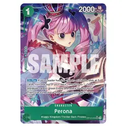Perona Alt art OP12-034 SR OP12 Legacy of the master One Piece English - Image 1